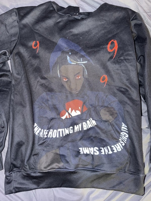 Juice WRLD Hoody Men's Medium Black All girls are the same