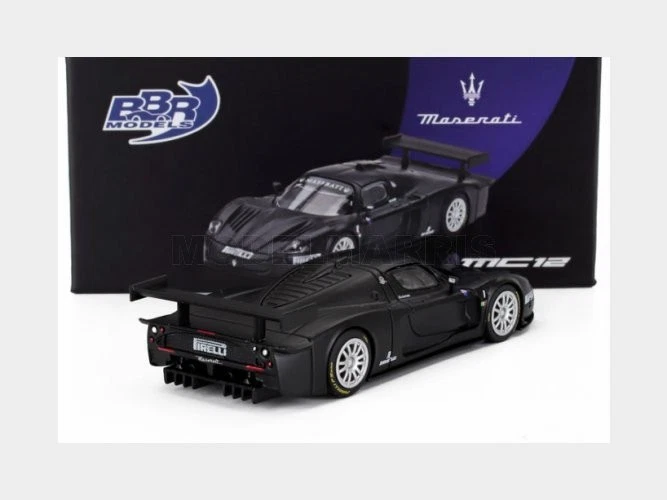 BBR-MODELS BBRDIE6417 MASERATI - MC12 COMPETIZIONE TEST FIORANO 2024 - BLACK - 1 - Immagine 2 di 2