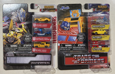 Jada Nano Hollywood Rides Transformers  TWO 3-Packs LOT 2