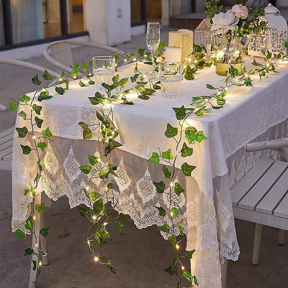 10 Meter 100 LED Artificial Ivy Garland Light Artificial Plant Vine Hanging Garl