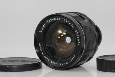 [ Near Mint ]  PENTAX  Super takumar 24mm f/3.5 SMC Wide M42 Lens From JAPAN