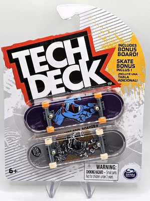 RARE 🔥Tech Deck Santa Cruz Screaming Hand 2-pack Fingerboard