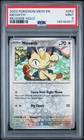 2023 POKEMON MEW EN-151 REVERSE HOLO #052 MEOWTH PSA 9