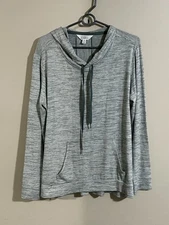 market & spruce stitch fix milania french terry curved hem hoodie size XL 