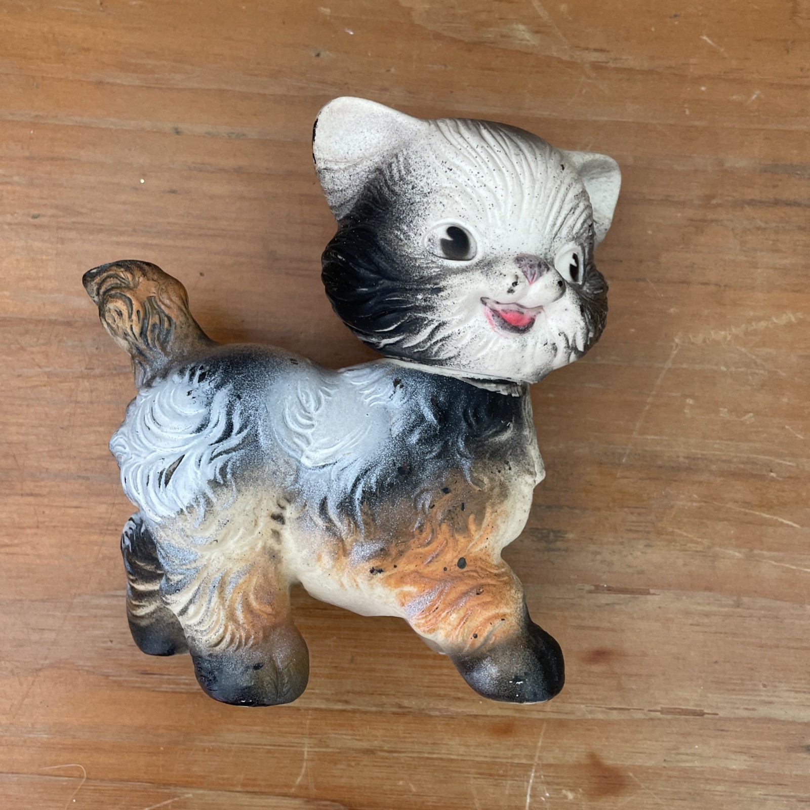 Vintage The Sun Rubber Co Ruth Newton 6" Swivel Head Squeaky Dog Puppy  Works!