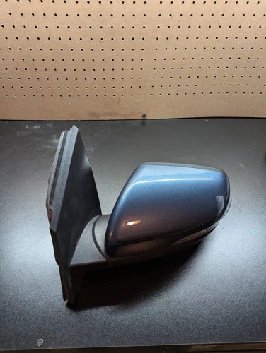 New OEM Left Blue Metallic Door Mirror Power Fits 19-23 FORD EDGE 128-11209L