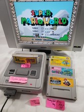 Mario World 1 2 Yoshi Island Kart Safari All Stars AUTHENTIC Super Famicom
