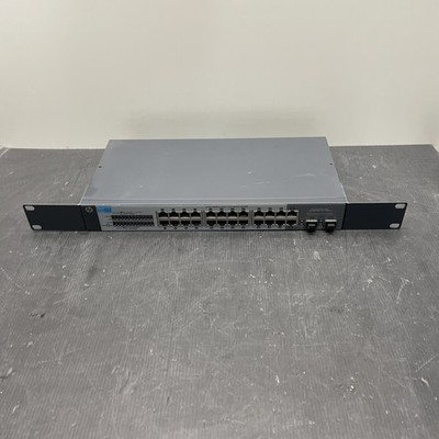 HP J9561A / HP 1410-24G Port Switch, Inkl. Rackmount Halter (G5-8#d)