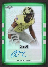 2018 Leaf Metal US Army All-American Bowl Football Cards - Trevor Lawrence Autographs 8