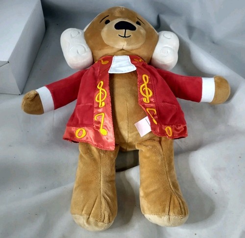 Vosego AMADEUS MOZART Teddy Bear 15" Plush PLAYS Classical Music Toy Works Clean - Picture 12 of 13