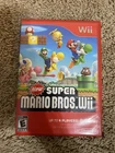 New Super Mario Bros. Wii (Nintendo Wii, 2009) - Complete With Manual