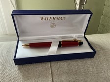 Waterman Ballpoint Pen Maroon With Black And ...