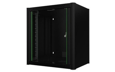 LOGON RWM12U45BL 12HE Wandrack Schwarz (19'' 12U Rack Wall Mount 600 - x 450 x