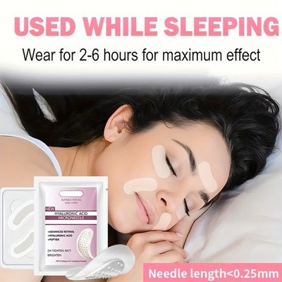 6 pcs EASY Patches MICRO INFUSION Fill Wrinkles Firm Lift HYDRATE BRIGHTEN face