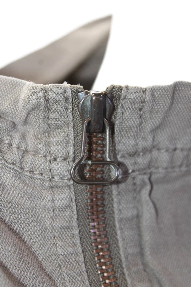 T Alexander Wang 女式高领短袖拉链连身裤灰褐色 XS 码 — 第 4/4 张图片