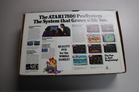 Atari 7800 Console in Box w/8 Games 1 Controller Tested Working READ DESCRIPTION