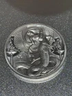 2 OZ .999 FINE SILVER WADJET EGYPTIAN GODS SERIES ULTRA HIGH RELIEF