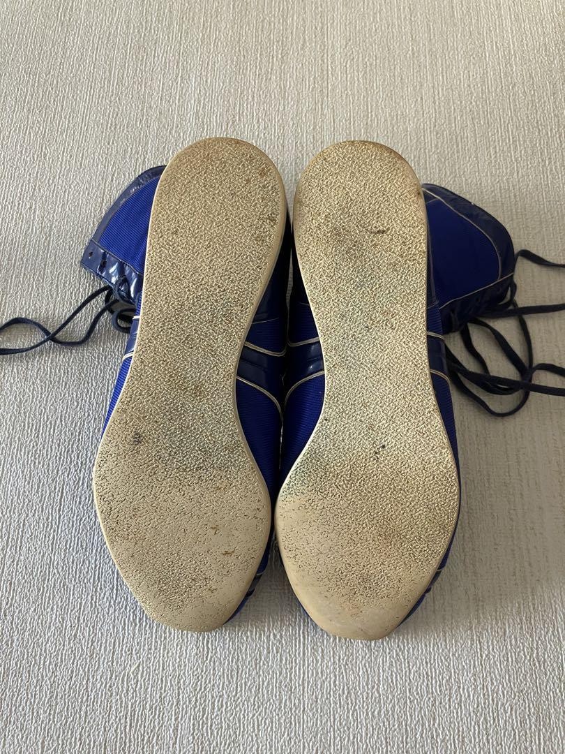 MIZUNO Boxing Shoes Blue Navy US7.5 ( 25.5cm ) Used Japan | eBay