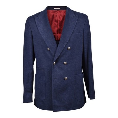 BRUNELLO CUCINELLI MEN'S NAVY CASHMERE LEISURE SUIT MSRP $7995