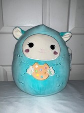 Squishmallow Jacob the blue lamb holding a cookie 12 inch FIRST TO MARKET TAG
