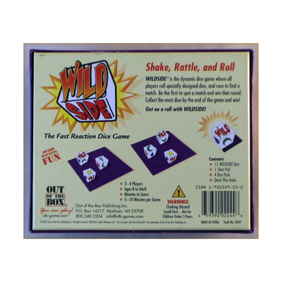 Out of the Box Boardgame Wild Side Box NM - Image 2 of 2