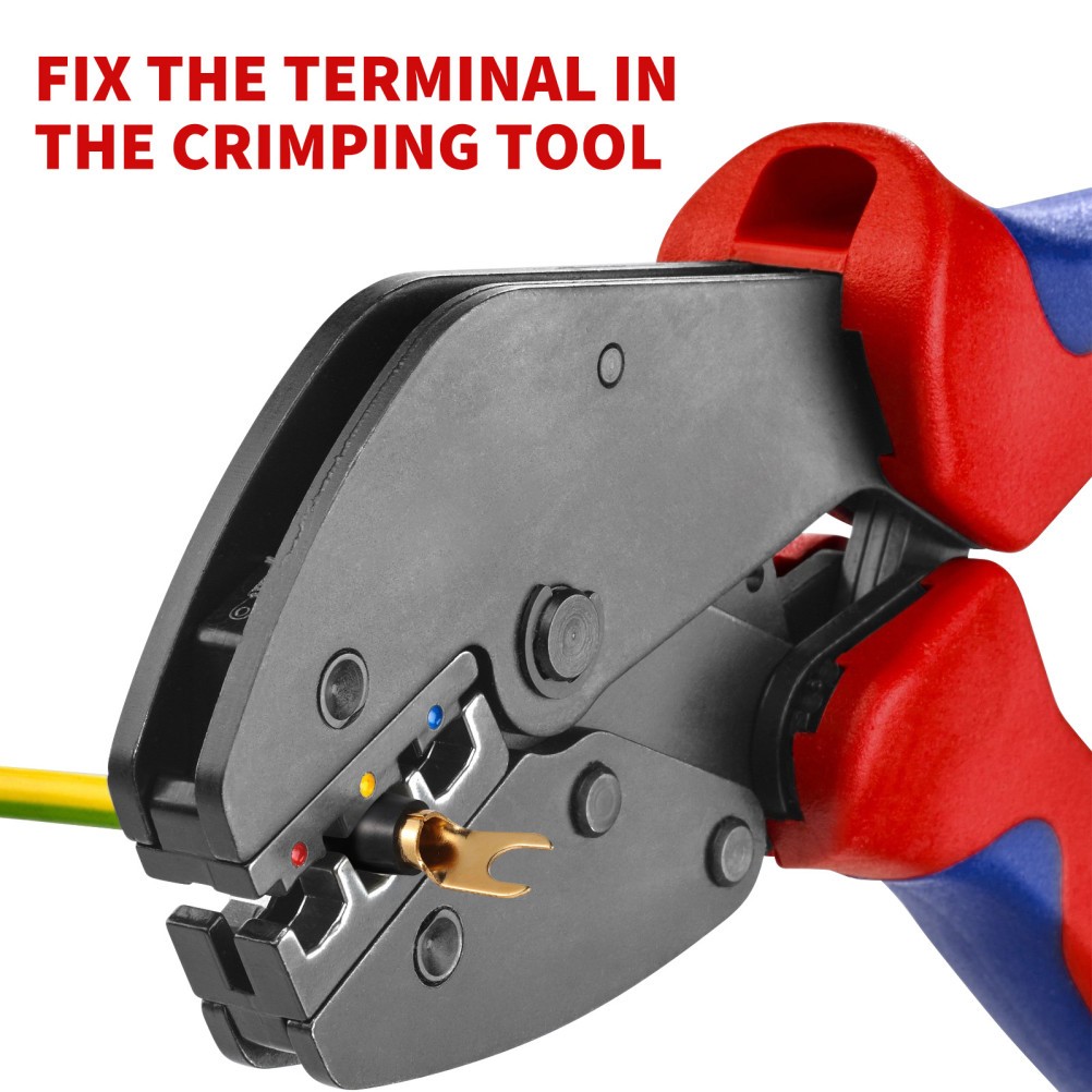  WAKAUTO 10 Pairs 8GA Copper Gold Plated Spade Terminal Fork Adapters Speaker