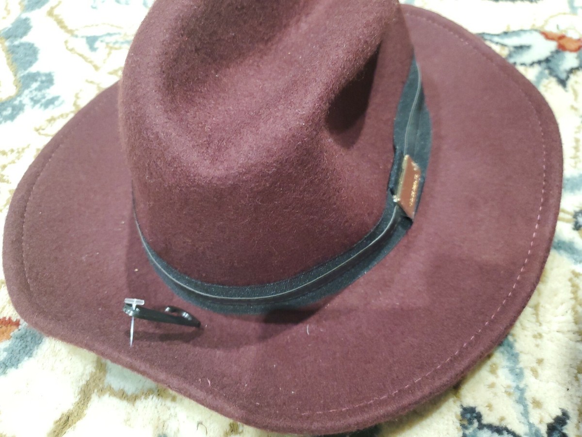 Vince Camuto Wool Felt Banded Panama Hat NWT | 57 cm (22.44”) Vince Camuto Felt Panama Hat - YouTube main image 2