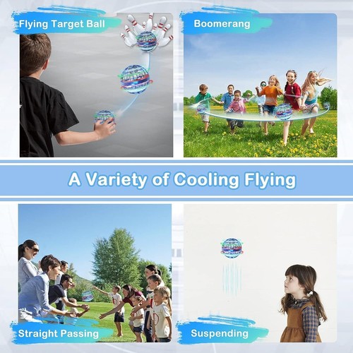 Flying Orb Ball - 2023 Hover Boomerang Ball Toy Cosmic Globe Built In RGB Light - Picture 8 of 14