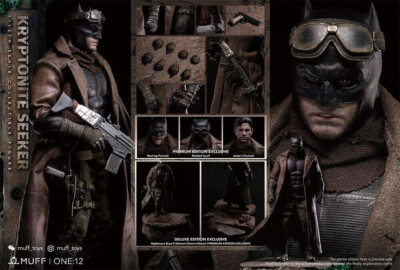 アメコミ MUFFTOYS KRYPTONITE SEEKER DELUXE ver New MUFF TOYS MF07 1/12 Kryptonite Searcher Batman 6