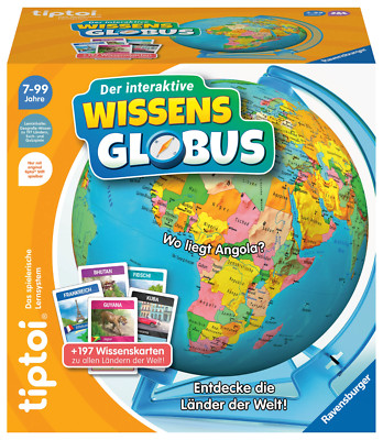 tiptoi  - DER INTERAKTIVE WISSENS GLOBUS - 00107 RAVENSBURGER # NEU OVP  