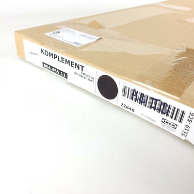 IKEA KOMPLEMENT Pull-Out Pants Hanger Black-Brown  39 3/8 x 13 3/4'' 804.465.11