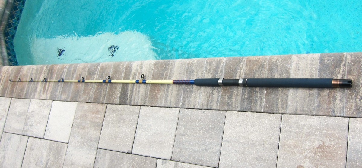 Vintage Garcia Conolon Five Star SC70ML Live-Bait Rod: 7' 12-30lb