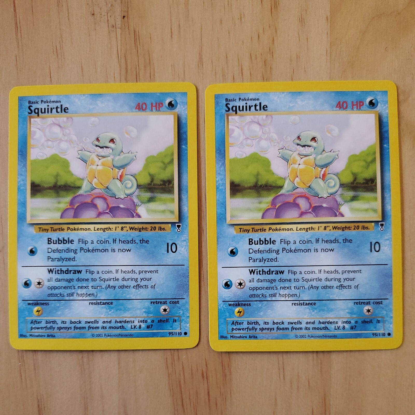Squirtle 95/110 - Legendary Collection, Common Pokemon Card, NM