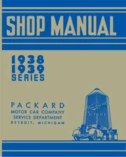 1938 1939 Packard Shop Service Repair Manual