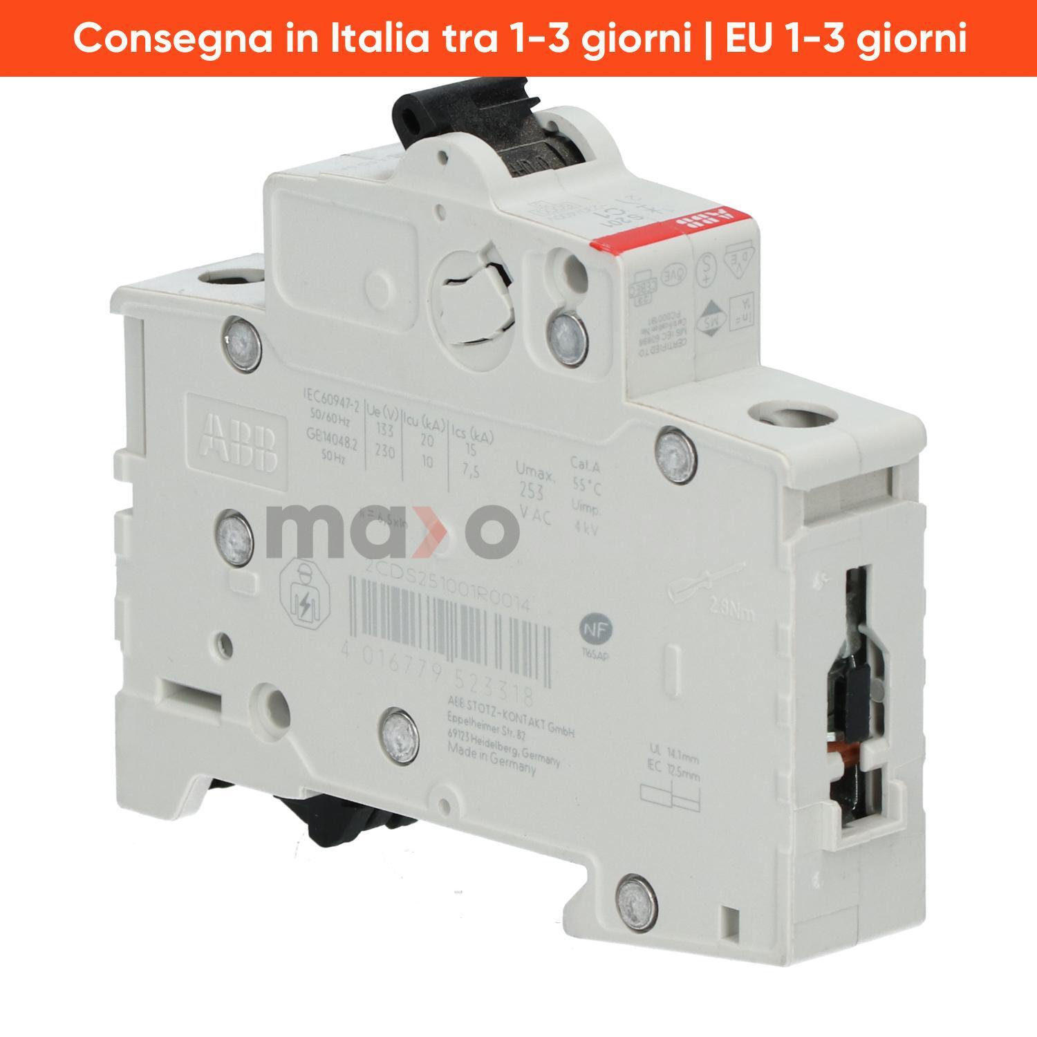 Abb 2CDS251001R0014 Miniature Circuit Breaker 1P New NMP