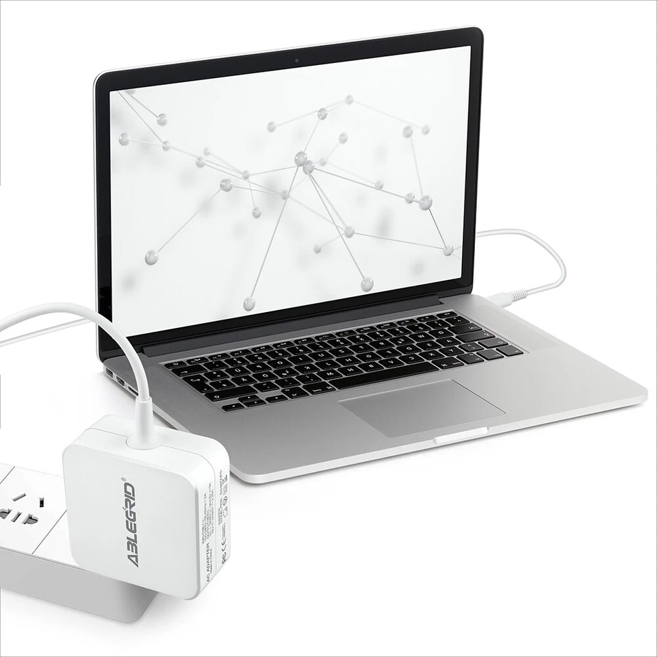 Белый адаптер переменного тока 45 Вт USB-C зарядное устройство для Dell XPS 12 9250 Latitude 13 7370 питания - Изображение 2 из 4