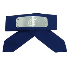 Naruto Shippuden Leaf Village Blue Headband Anime Licensed NEW