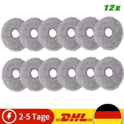 MARKENLOS 12x Ersatz Wischtücher für Roborock Q Revo / Qrevo Pro / Qrevo S / Qrevo Master
