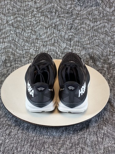 Hoka Clifton 9 Running Shoes Women's Size 9.5 Wide Black / White - Picture 5 of 9