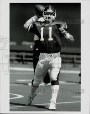 Press Photo Quarterback for the New York Giants Phil Simms at Game - afa07358