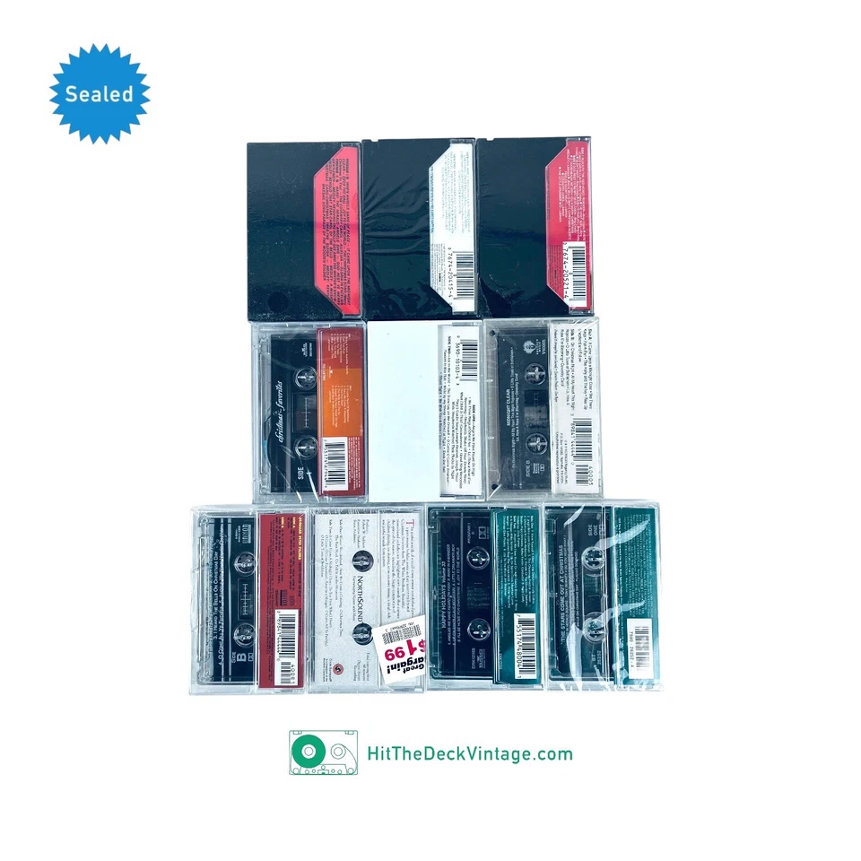 10 Christmas Holiday Cassette Tapes: Traditional & Crooners & Country SEALED - Image 2 of 3