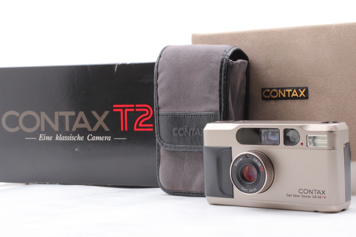 【美品】Contax T2 Beauty] Contax T2 film camera T2 kyocera Operation confirmed