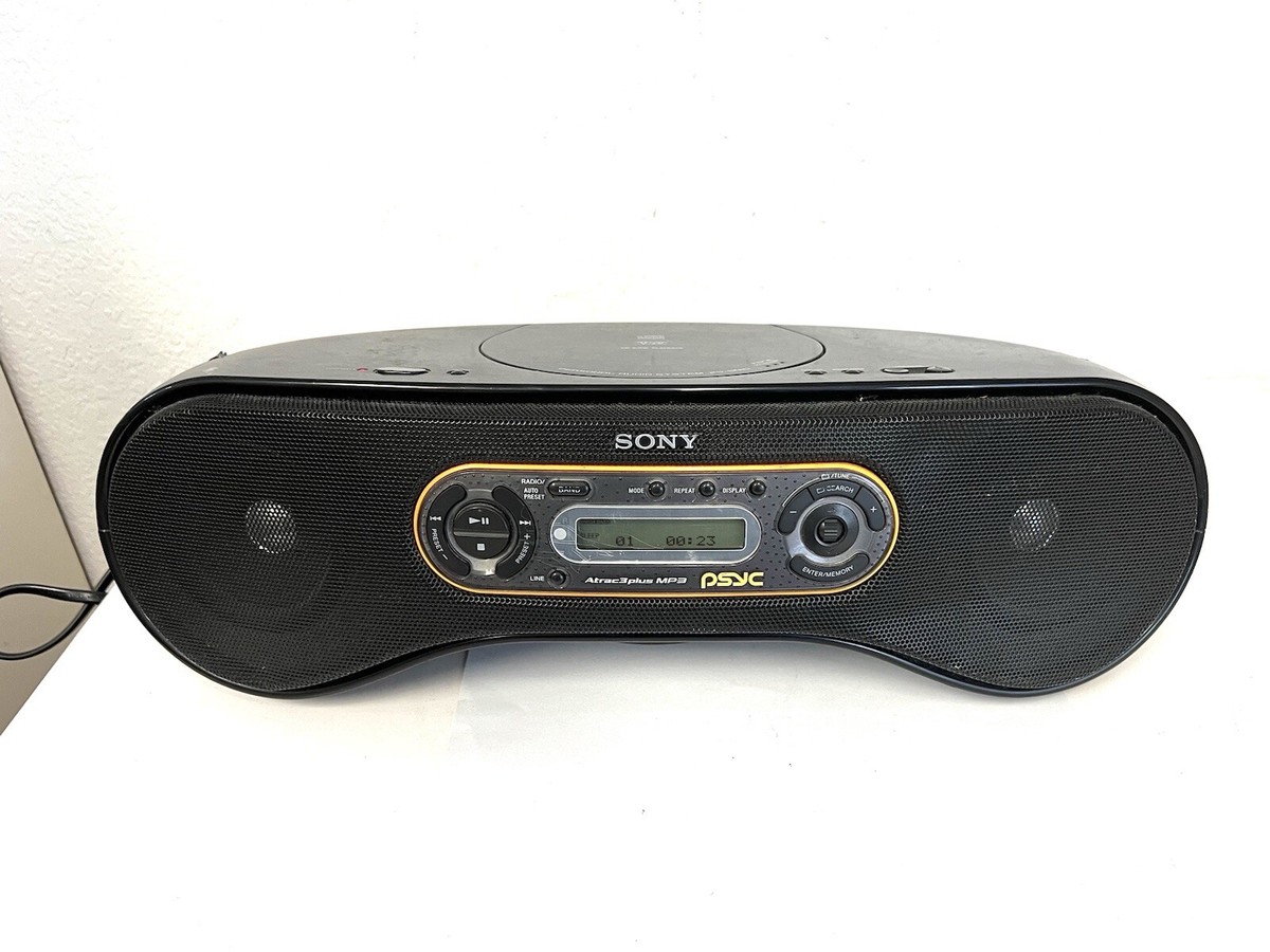 Sony Boombox ZS-SN10 Atrac3plus Psyc Radio AM FM CD MP3 Sony Boombox ZS-SN10 Atrac3plus Psyc Radio AM FM CD MP3