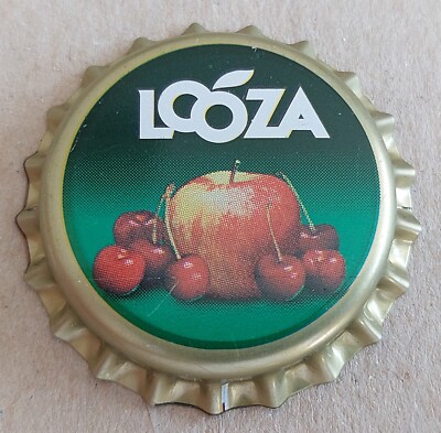 Old motif crown cap 1997 Looza fruit juice apple cherry crown cap Belgium
