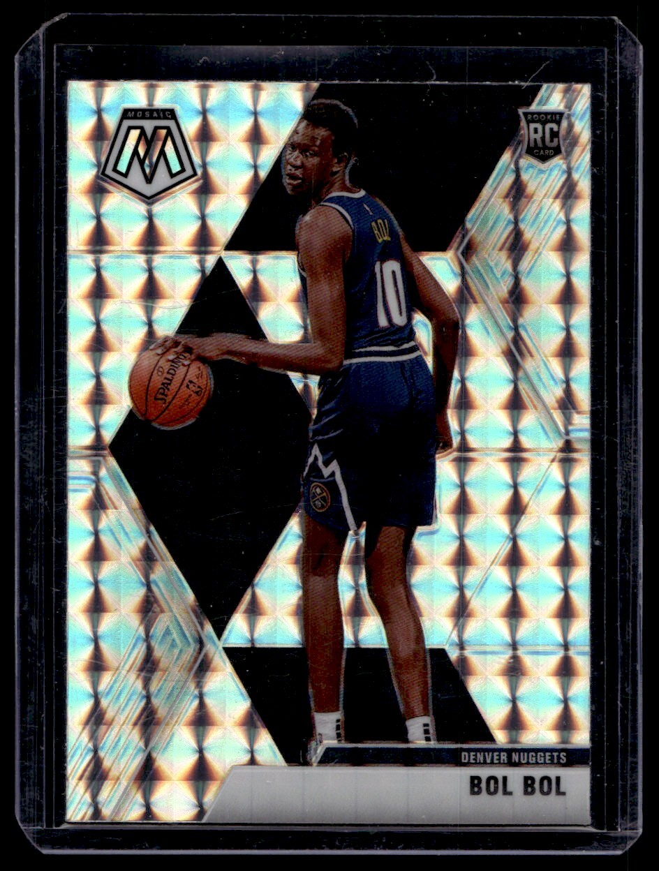 2019-20 Panini Mosaic Silver Bol Bol Rookie I1 Denver Nuggets #222