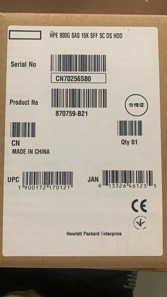 HP 870759-B21 870795-001 Internal 900GB SAS 12G 15K SFF Hard Drive New US - Image 2 of 4