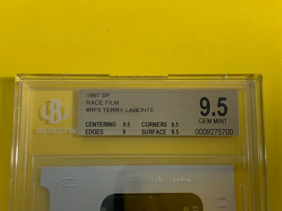 1997 UD SP Race Film #RF5 Terry Lamonte /400 ~ BGS 9.5 - Image 3 of 4