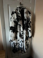 Beautiful Winter Coat (cow Print) Size 14 