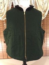 Mens TRI-MOUNTAIN NWT XL Extra Large Green Vest Insulated Zip Front NEW