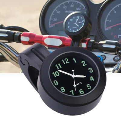 Motorraduhr Für 22-25mm Lenker Wasserdicht Fahrraduhr Digitaluhr Lenkeruhr Uhren